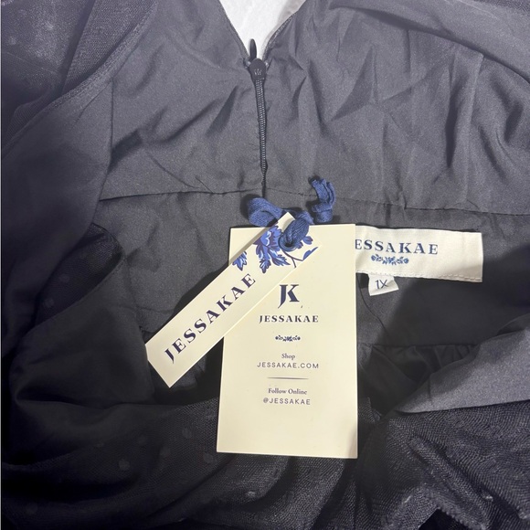 NWT JessaKae Jeanne Dress in Black, size 1X - Picture 7 of 10